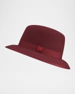 Image 2 of 2: Keith James Men's King Fedora Hat