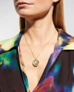 Image 2 of 4: Jennifer Meyer 18k Good Luck Pendant Necklace with Diamonds