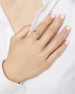 Image 4 of 4: STONE AND STRAND Personalized Oval Signet Ring with Diamond, Size 4-9