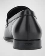 Image 3 of 5: Tod's Men's Leather Penny Loafers