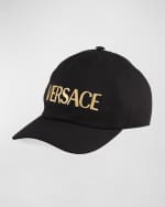Image 1 of 2: Versace Men's Embroidered Logo Baseball Hat