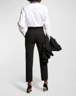 Image 5 of 6: Veronica Beard Renzo Straight Crop Pants