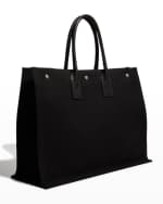 Image 3 of 5: Saint Laurent Rive Gauche Tote Bag in Canvas