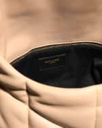 Image 5 of 6: Saint Laurent Lou Puffer Medium YSL Shoulder Bag in Quilted Leather