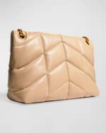 Image 3 of 6: Saint Laurent Lou Puffer Medium YSL Shoulder Bag in Quilted Leather