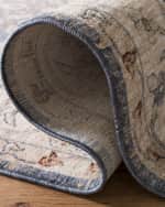 Image 4 of 4: Lauren Ralph Lauren Helena Ivory/Blue Power-Loomed Rug, 10' x 14'