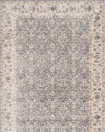 Image 2 of 4: Lauren Ralph Lauren Helena Ivory/Blue Power-Loomed Rug, 8' x 10'
