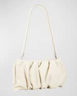 Image 3 of 6: STAUD Bean Convertible Leather Clutch Bag