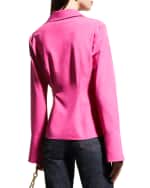 Image 4 of 6: Cinq a Sept McKenna Long-Sleeve Collared Top