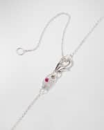 Image 3 of 5: Roberto Coin 18k White & Yellow Gold 3-Diamond Necklace