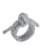 Image 1 of 2: Kim Seybert Glam Knot Napkin Ring, Silver