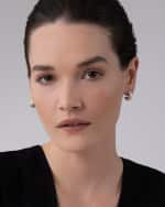 Image 2 of 5: LAGOS Signature Caviar Two-Tone Small Hoop Earrings