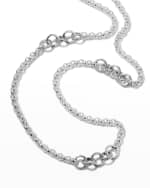 Image 4 of 5: LAGOS Enso 7 Circle-Station Necklace, 34"L