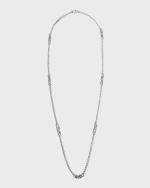 Image 1 of 5: LAGOS Enso 7 Circle-Station Necklace, 34"L