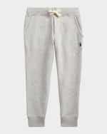 Image 1 of 2: Ralph Lauren Childrenswear Boy's Fleece Jogger Pants, Size 2-7