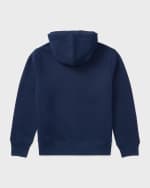 Image 2 of 2: Ralph Lauren Childrenswear Boy's Knitted Fleece Hoodie, Size S-XL