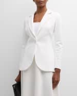 Image 2 of 10: Chiara Boni La Petite Robe Lua One-Button Scuba Jersey Blazer