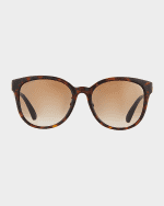 Image 1 of 3: Gucci Round Acetate Sunglasses