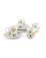 Image 1 of 4: Michael Aram Pomegranate Demitasse Set