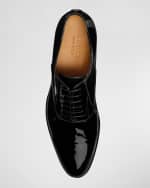 Image 4 of 4: Gucci Men's Worsh Patent Leather Oxfords