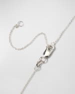 Image 3 of 5: Roberto Coin 18k White Gold Diamond Cross Necklace, 0.37tcw