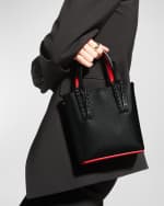 Image 2 of 6: Christian Louboutin Cabata N/S Mini Tote in Grained Leather