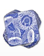 Image 2 of 3: Spode Blue Room Sunflower Coasters, Set of 6