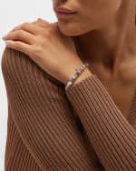 Image 5 of 5: Sydney Evan Opal Bead Diamond Evil Eye Bracelet