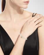 Image 2 of 4: Sydney Evan Rainbow Moonstone Bracelet with Diamond Elephant Charm