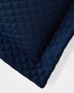 Image 2 of 2: Ralph Lauren Home Quilted Sateen Argyle King Sham