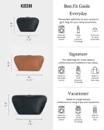 Image 5 of 5: KUSSHI Everyday Leather Makeup Bag