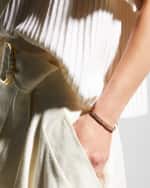 Image 2 of 5: Roberto Coin Love in Verona 18k Rose Gold Diamond Pave Bangle