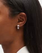 Image 2 of 5: Roberto Coin 18k White Gold Love in Verona Diamond and Ruby Earrings