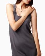 Image 2 of 3: Sarah Chloe Cara 14K Gold Initial Necklace