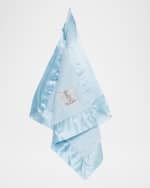 Image 1 of 2: Little Giraffe Luxe Solid Plush Baby Blanket w/ Satin Border