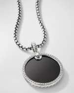 Image 3 of 3: David Yurman 24mm DY Elements Pendant with Diamonds in Silver