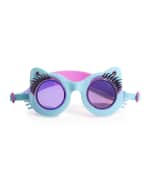 Image 2 of 4: Bling2o Kid's Mittens Blue Swim Goggles