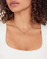 Image 2 of 5: LAGOS Caviar Spark Diamond Circle Pendant Necklace