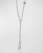 Image 3 of 5: LAGOS Caviar Spark Diamond Circle Pendant Necklace