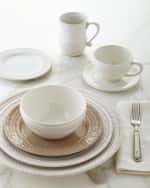 Image 3 of 6: Juliska Le Panier Dinner Plate - Whitewash