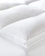 Image 2 of 2: Eastern Accents Allendale Faux-Down Mattress Topper Twin