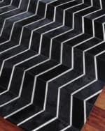 Image 6 of 8: Exquisite Rugs Forbes Hairhide Rug, 8' x 11'