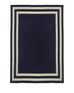Image 8 of 8: Ralph Lauren Home Fitzgerald Border Rug, 8' x 10'