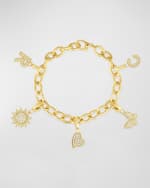 Image 2 of 3: Roberto Coin 18k Gold Round Link Chain Necklace