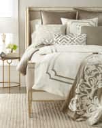 Image 2 of 2: Lili Alessandra Queen Chloe Velvet Coverlet