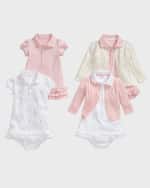 Image 4 of 4: Ralph Lauren Childrenswear Cable Knit Cotton Cardigan, Size 3M-12M