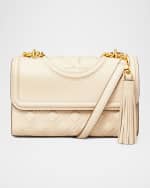 Image 1 of 6: Tory Burch Fleming Small Convertible Shoulder Bag