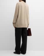 Image 4 of 6: THE ROW Sibem Wool-Cashmere Sweater
