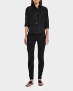 Image 2 of 2: THE ROW Woolworth Mid-Rise Ankle Leggings