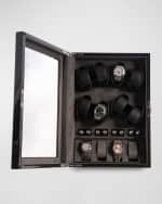 Image 2 of 3: Bey-Berk Men's Louis Large Watch Winder Storage Case